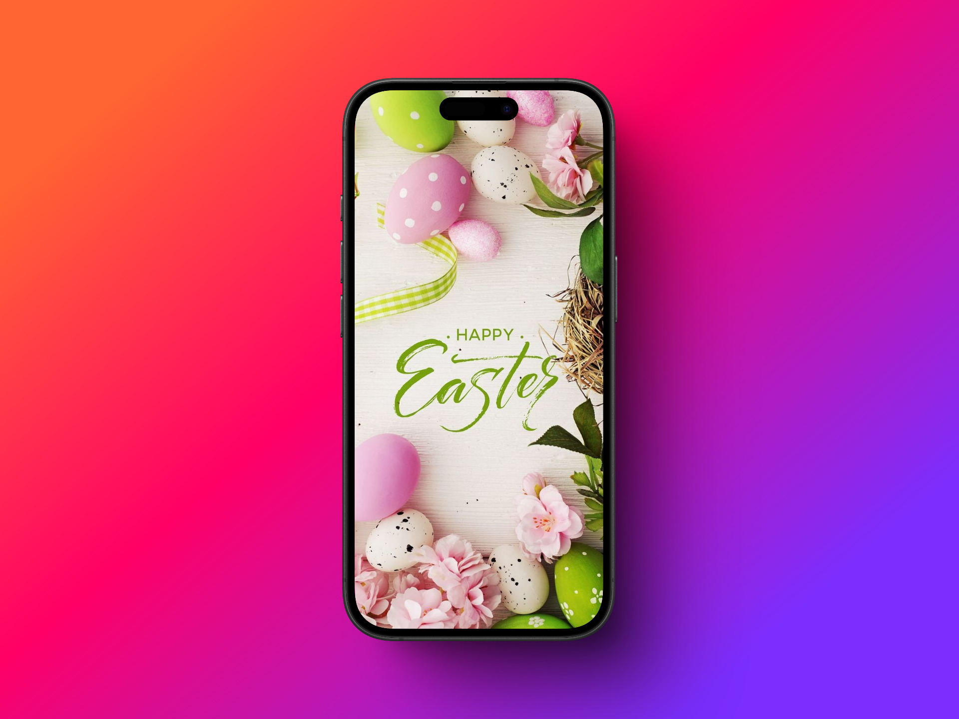 Easter greetings Wallpaper.