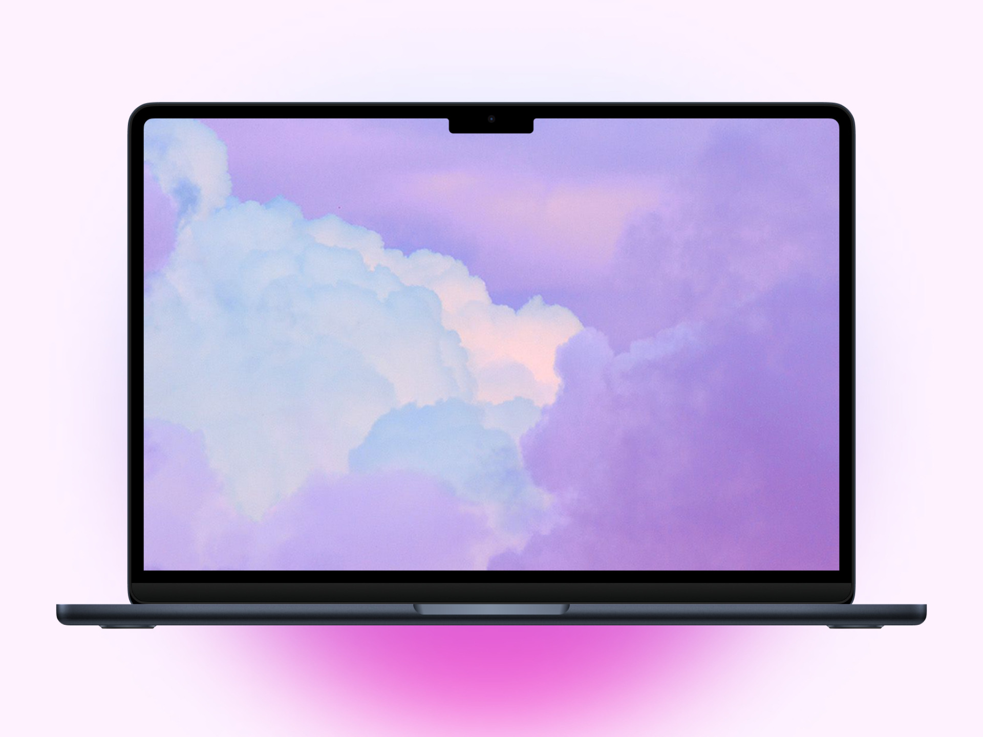 Purple pastel aesthetic MacBook Wallpaper.