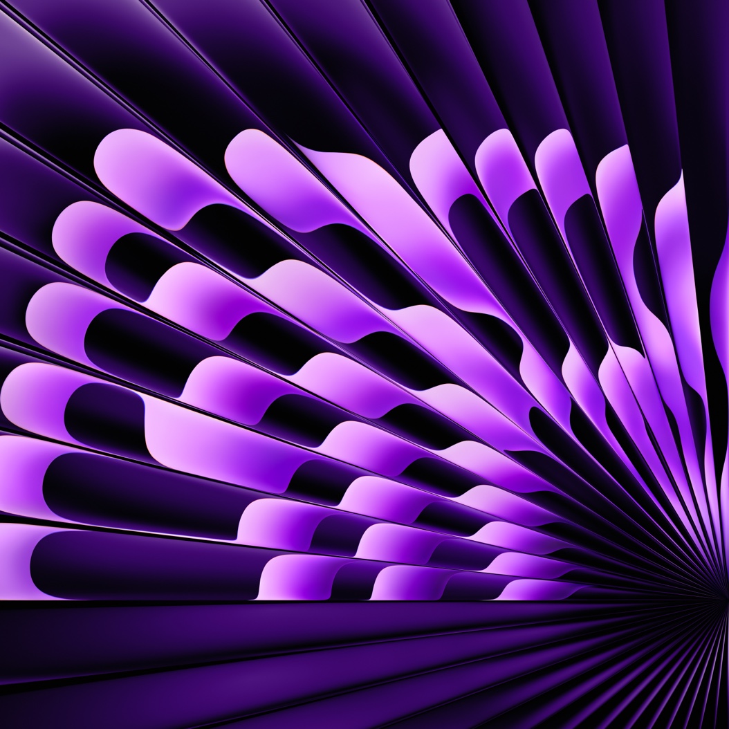 Radial Purple M4 MacBook Air wallpaper.
