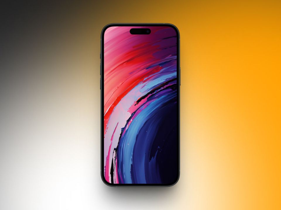 Strokes Loop paint wallpaper.