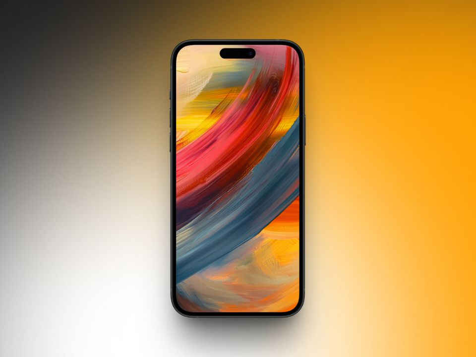 Strokes Swish paint wallpaper.