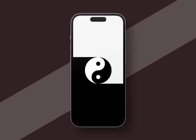 Yin-and-Yang-HD-iPhone-minimalist-wallpaper