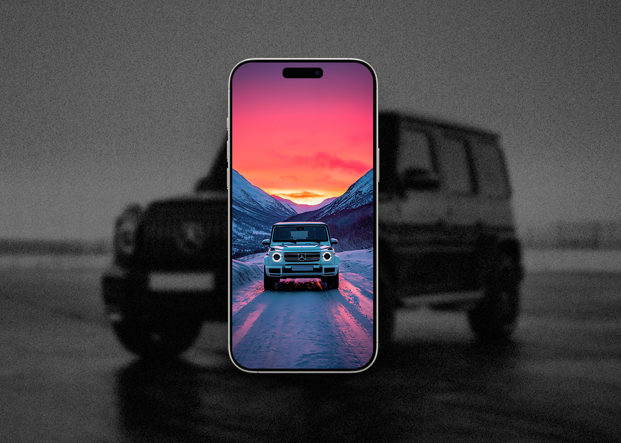 White Mercedes-Benz G-Wagon