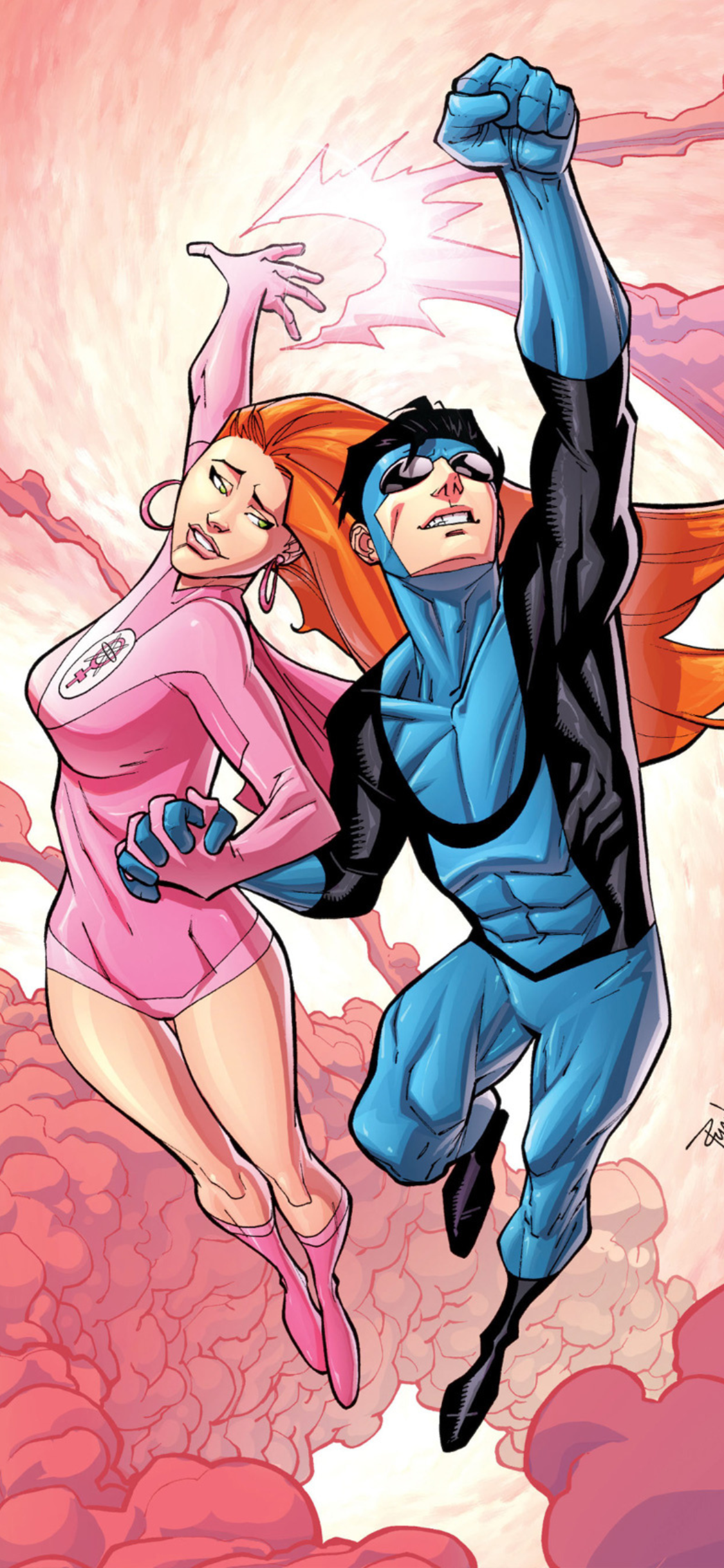 Dynamic Duo Invincible Wallpaper.