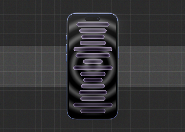 Black Dynamic island wallpaper.