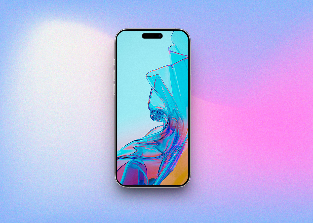 Ocean glow on iPhone