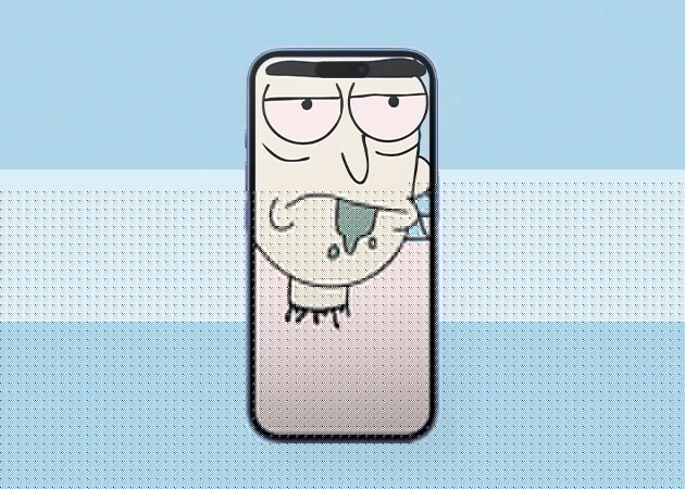 Rick and morty dynamic island.