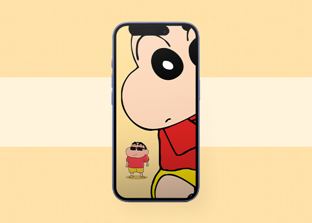 Shinchan dynamic island wallpapers.