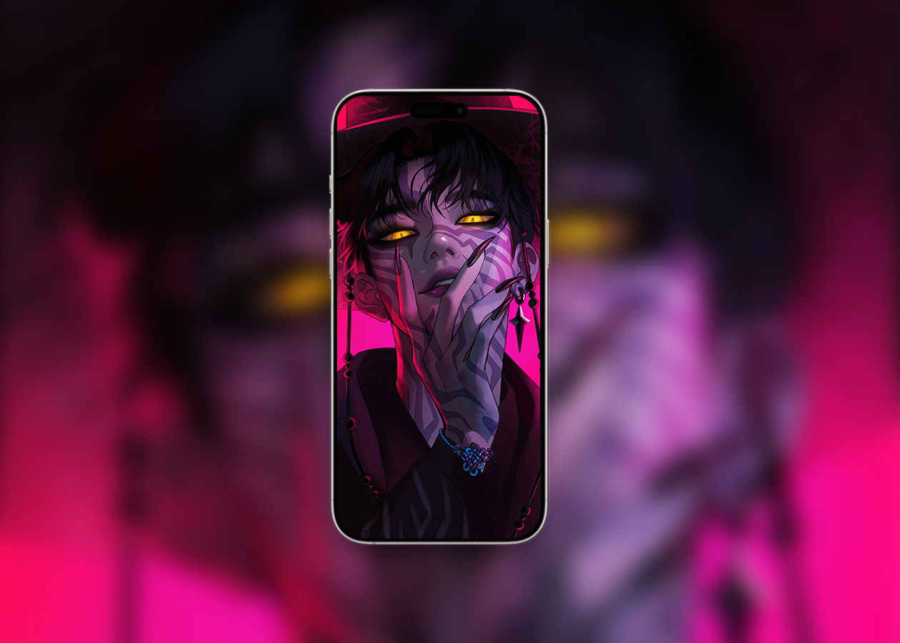 Jinu KPop Dmon Hunters iPhone Wallpapers