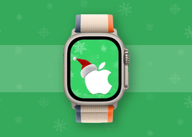 Apple-logo-Merry-Christmas-watch-face