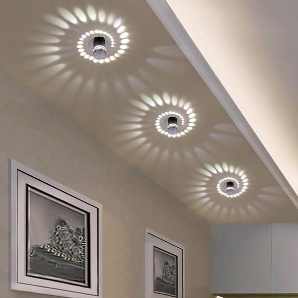 Modern Swirl Led Ceiling Light, Led Lights For The Ceiling